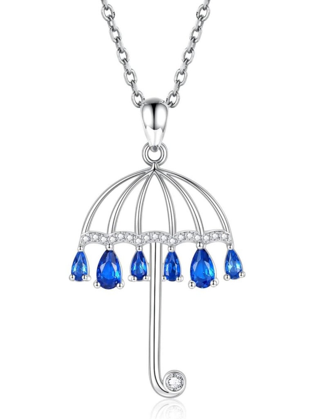 Sterling Silver Cloud Raindrop Earrings - Unique Weather Jewelry for Women